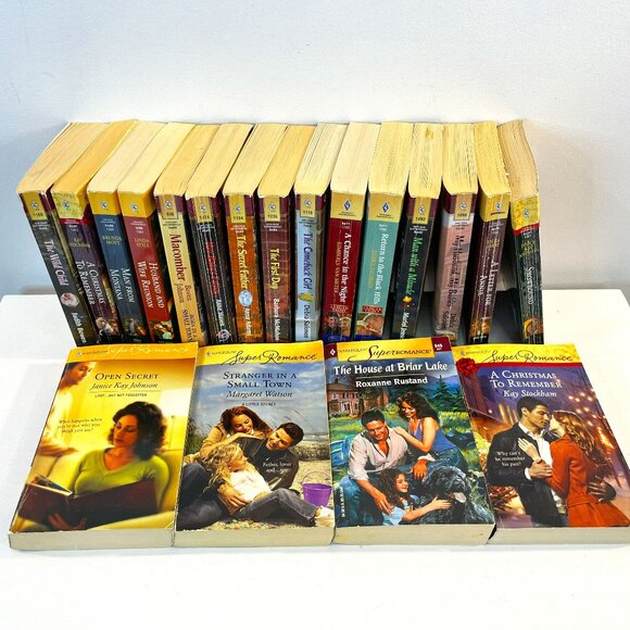 Lot of 19 "Harlequin Super Romance" Paperback Novels - Good condition! - Picture 1 of 7